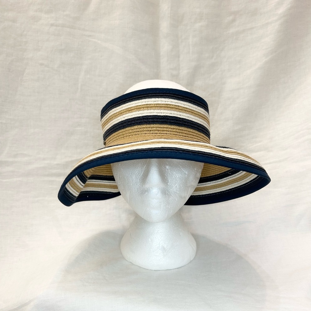 Scala Packable Roll Visor Striped Pattern - Picture 2 of 9